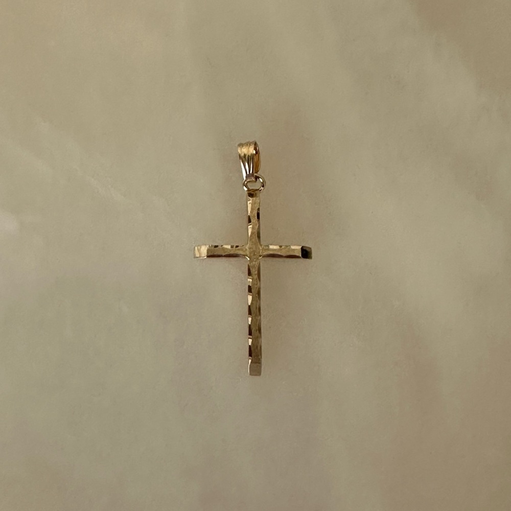 14k Solid Gold Cross - Picture 4 of 15